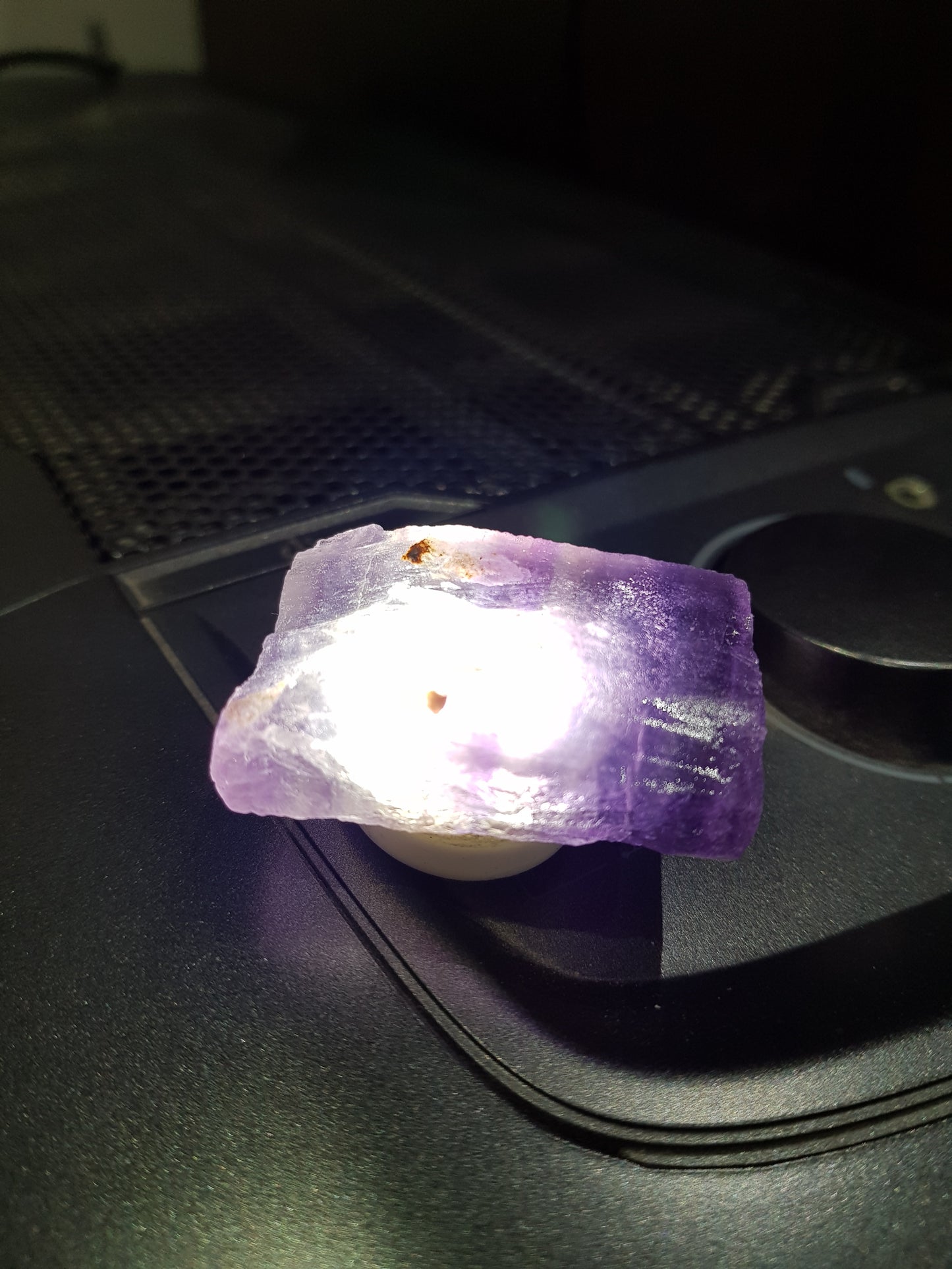 USB Crystal Light - Purple Fluorite