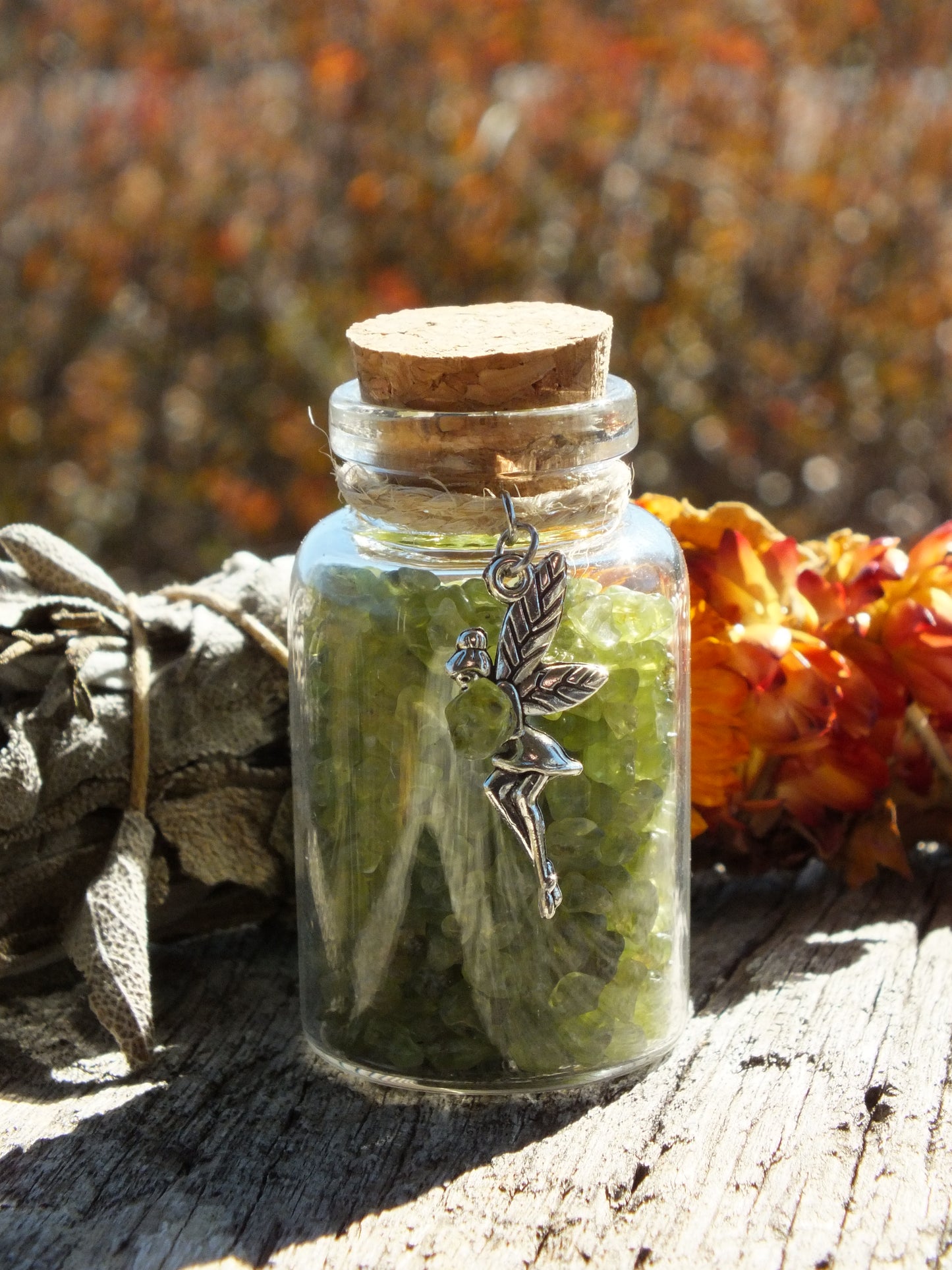 Fairy Wish Bottle - Peridot (Compassion)