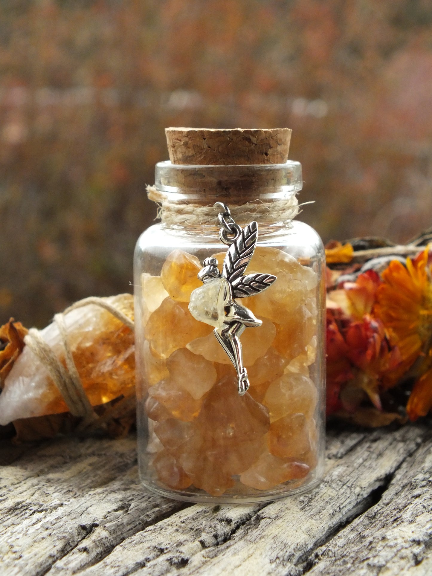 Fairy Wish Bottle - Citrine (Prosperity)