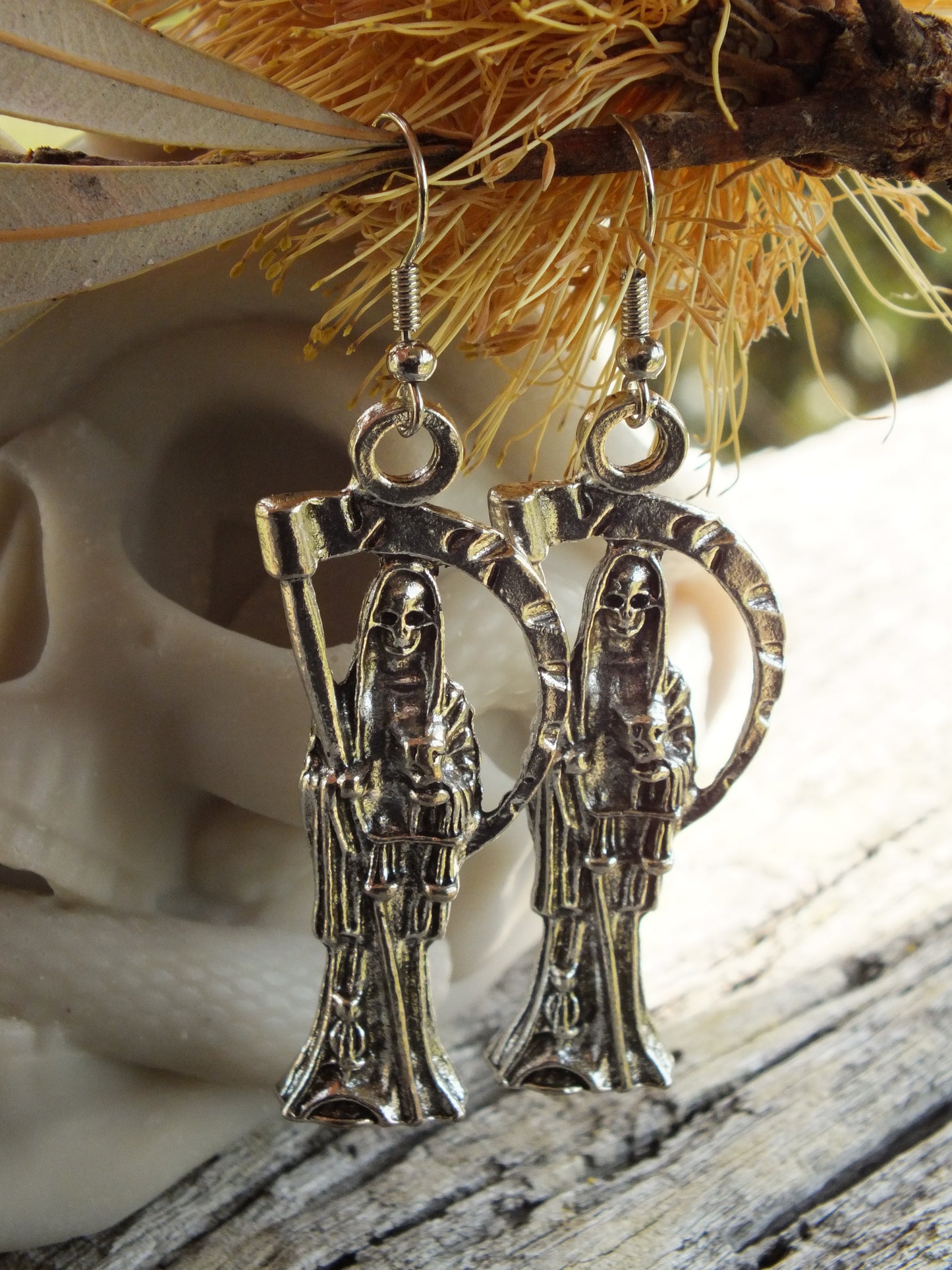 Grim Reaper Earrings