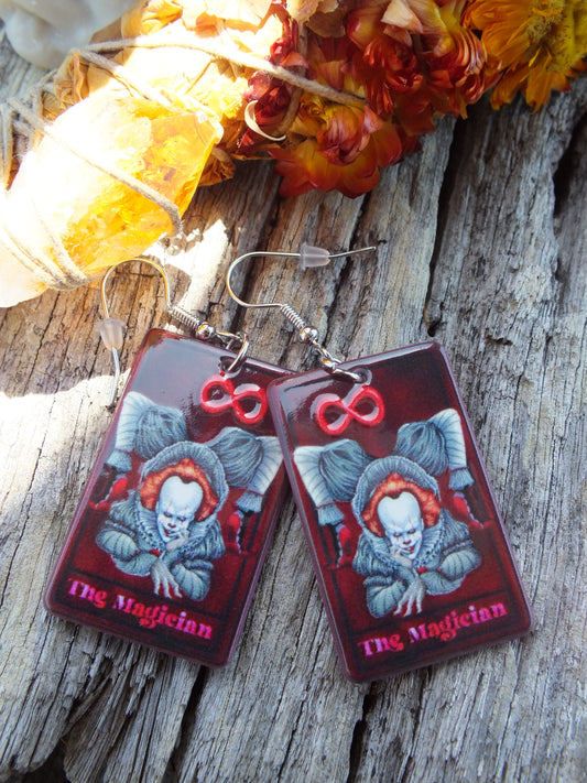 The Horror Arcana Earrings - The Magician (Pennywise)