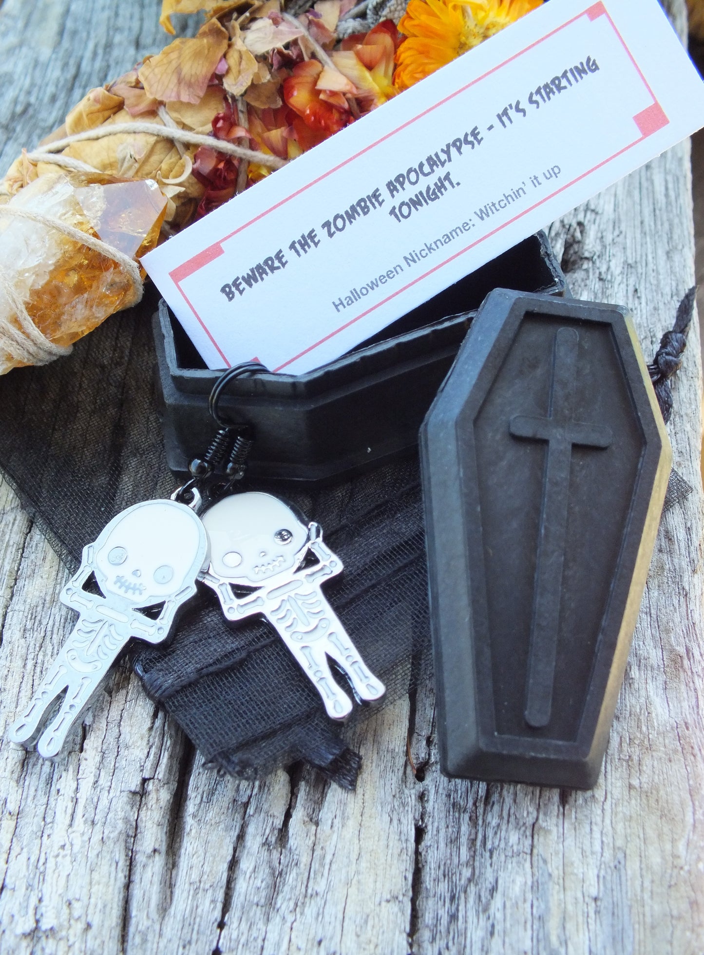 Halloween Lucky Dip - Fortune Coffin (Earrings)