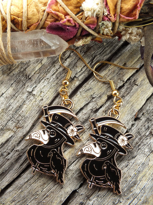 Plague Doctor Earrings