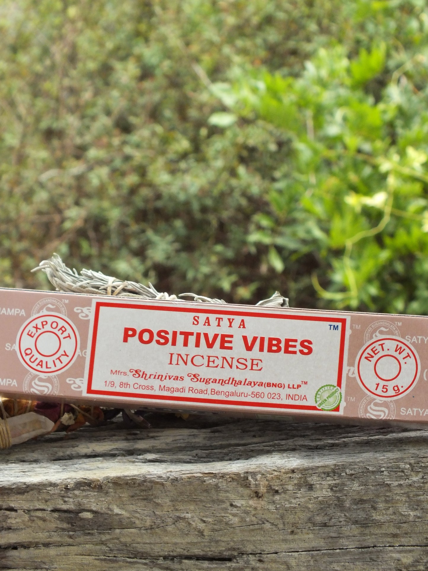 Satya Incense - Positive Vibes