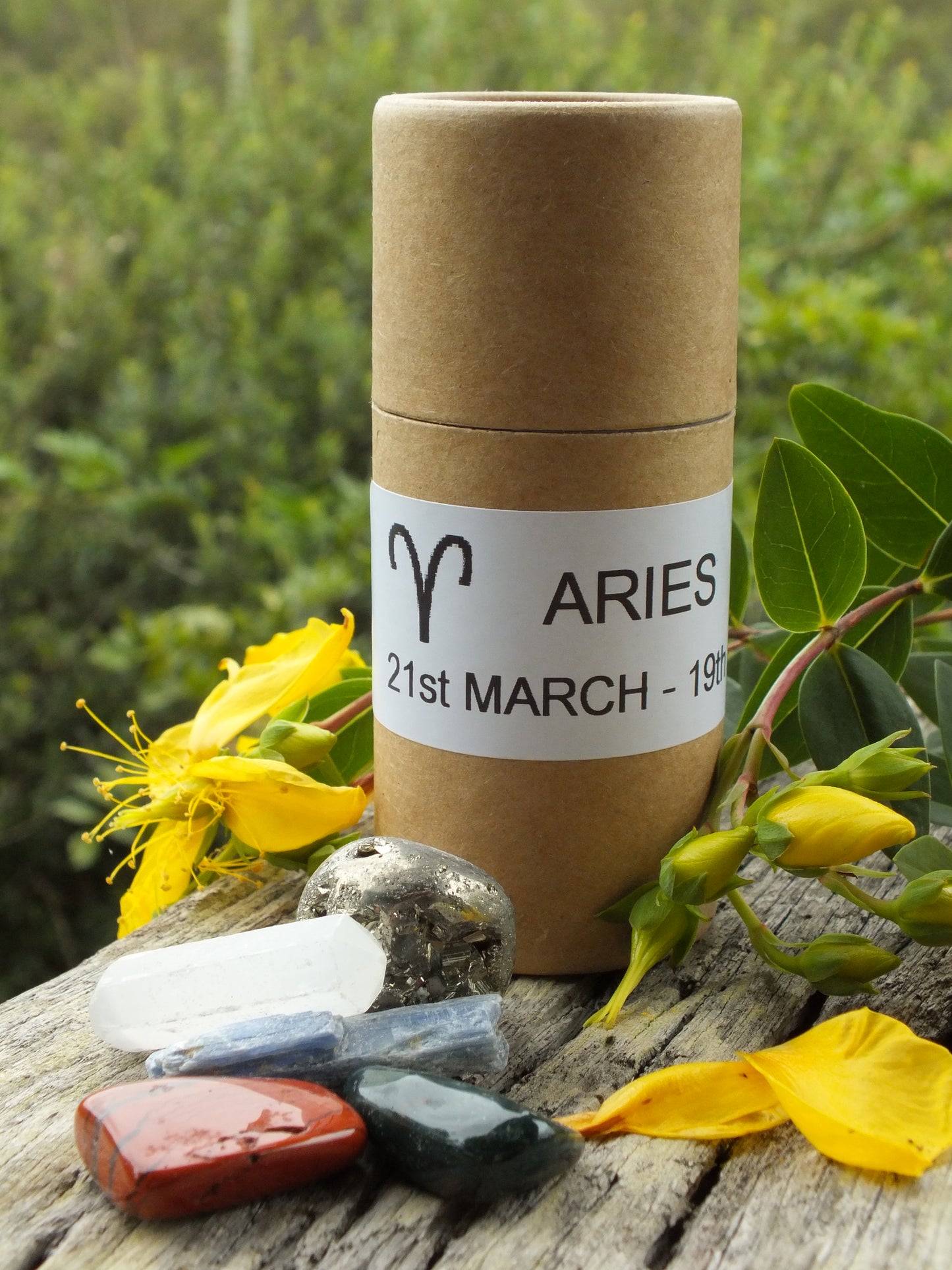Zodiac Crystal Tube - Aries