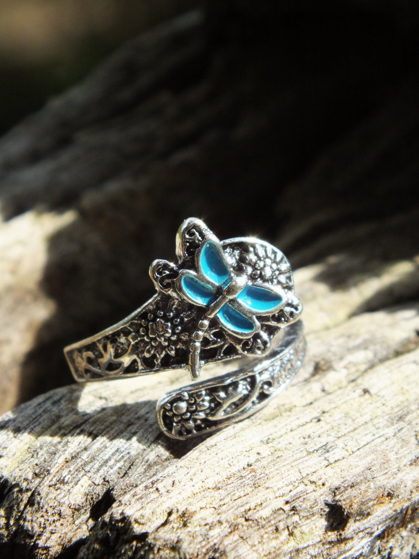 Dragonfly Spoon Ring