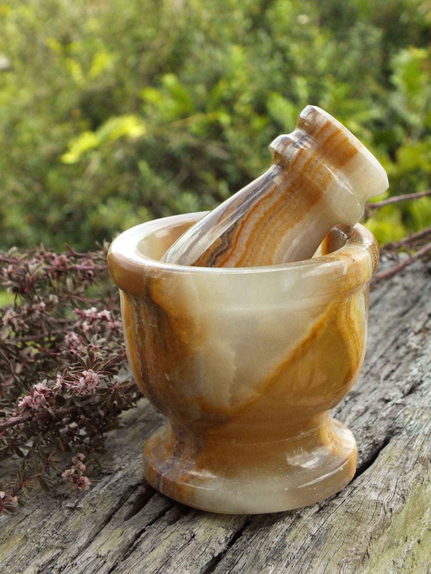 Green Onyx Miniature Mortar & Pestle