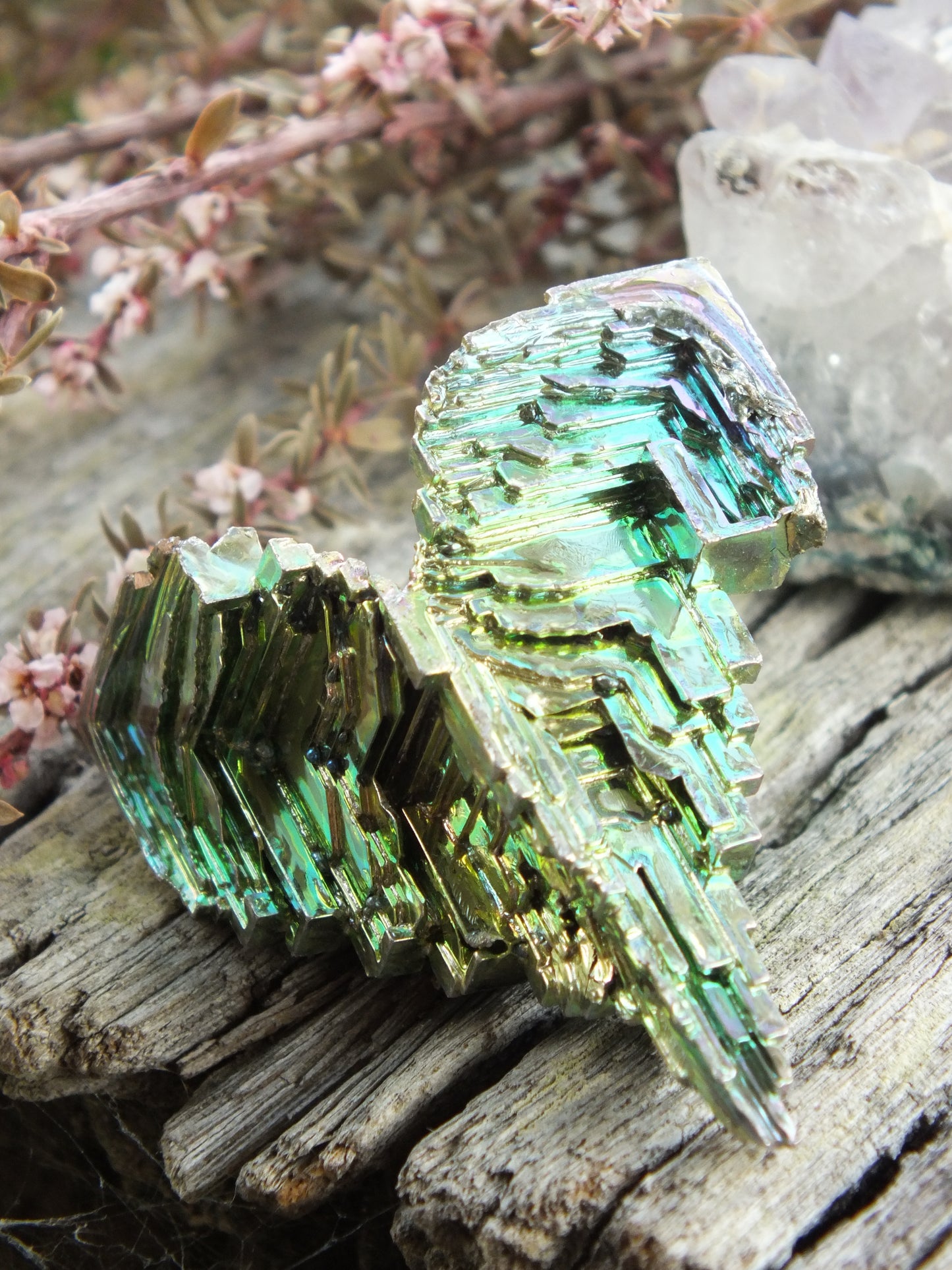 Bismuth Crystal Cluster