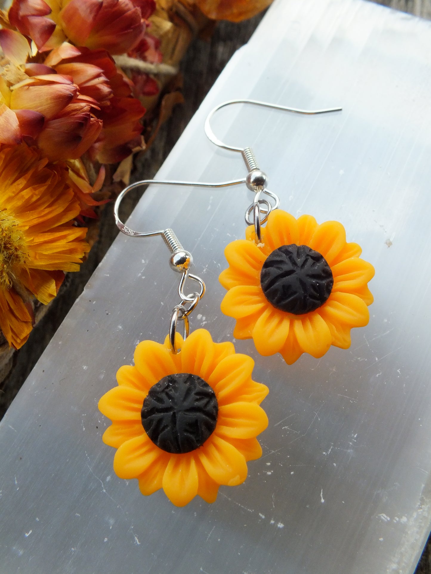 Sunflower Earrings