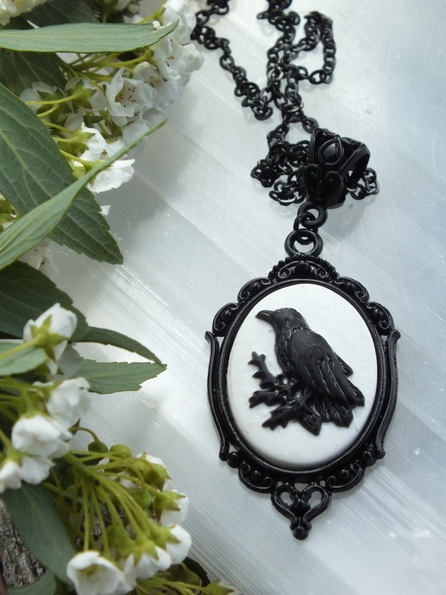 Nevermore Cameo Necklace