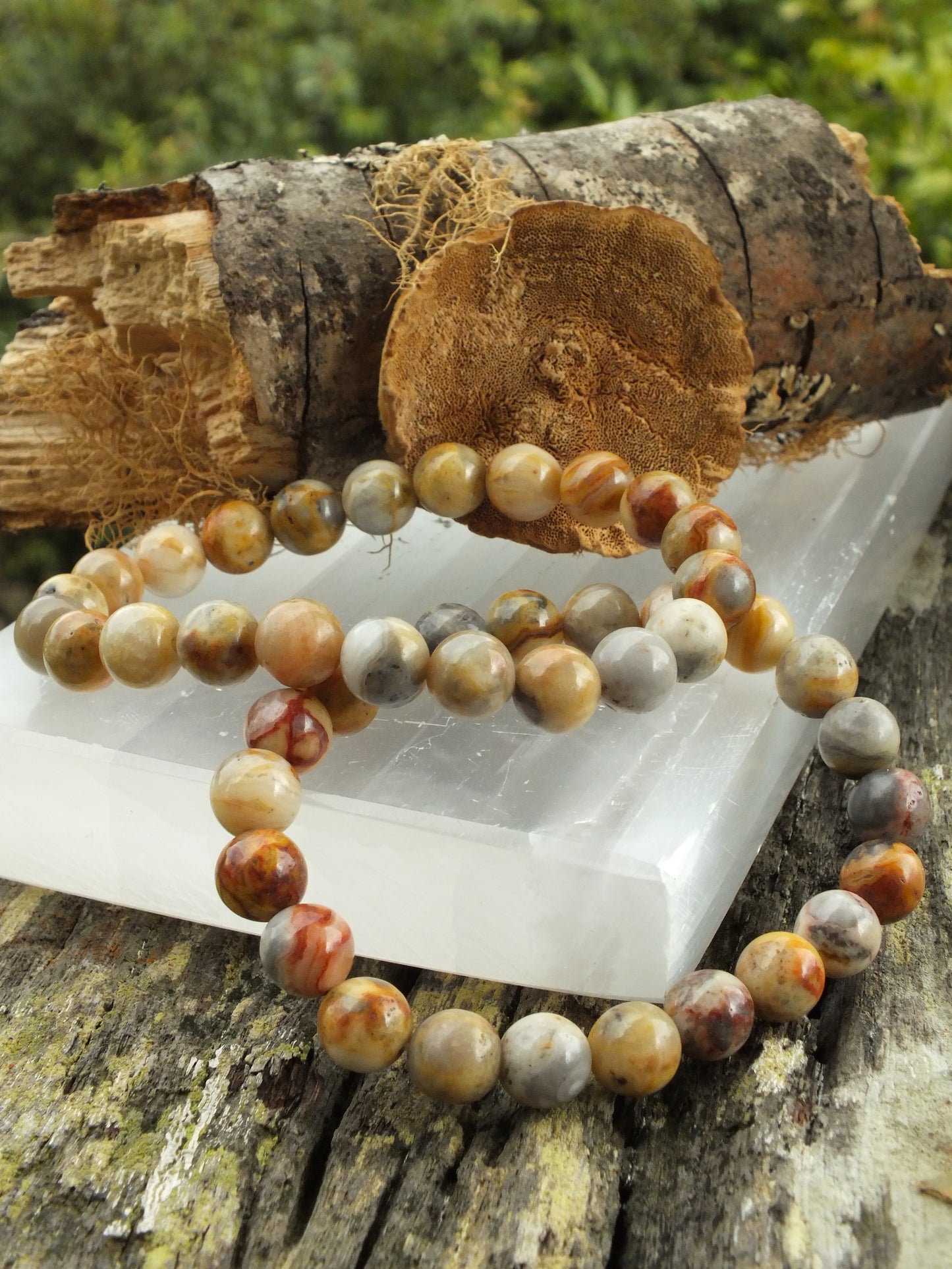 Crazy Lace Agate Bracelet