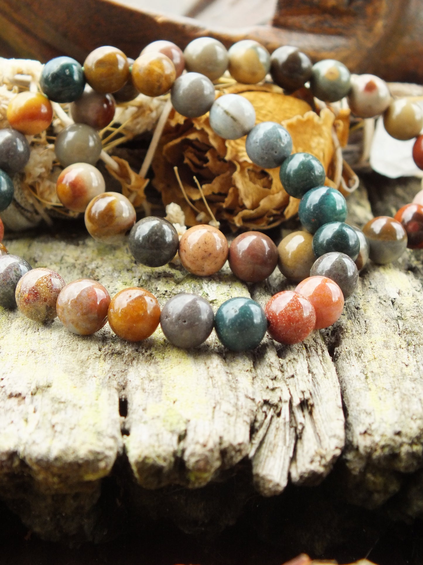 Indian Agate Bracelet