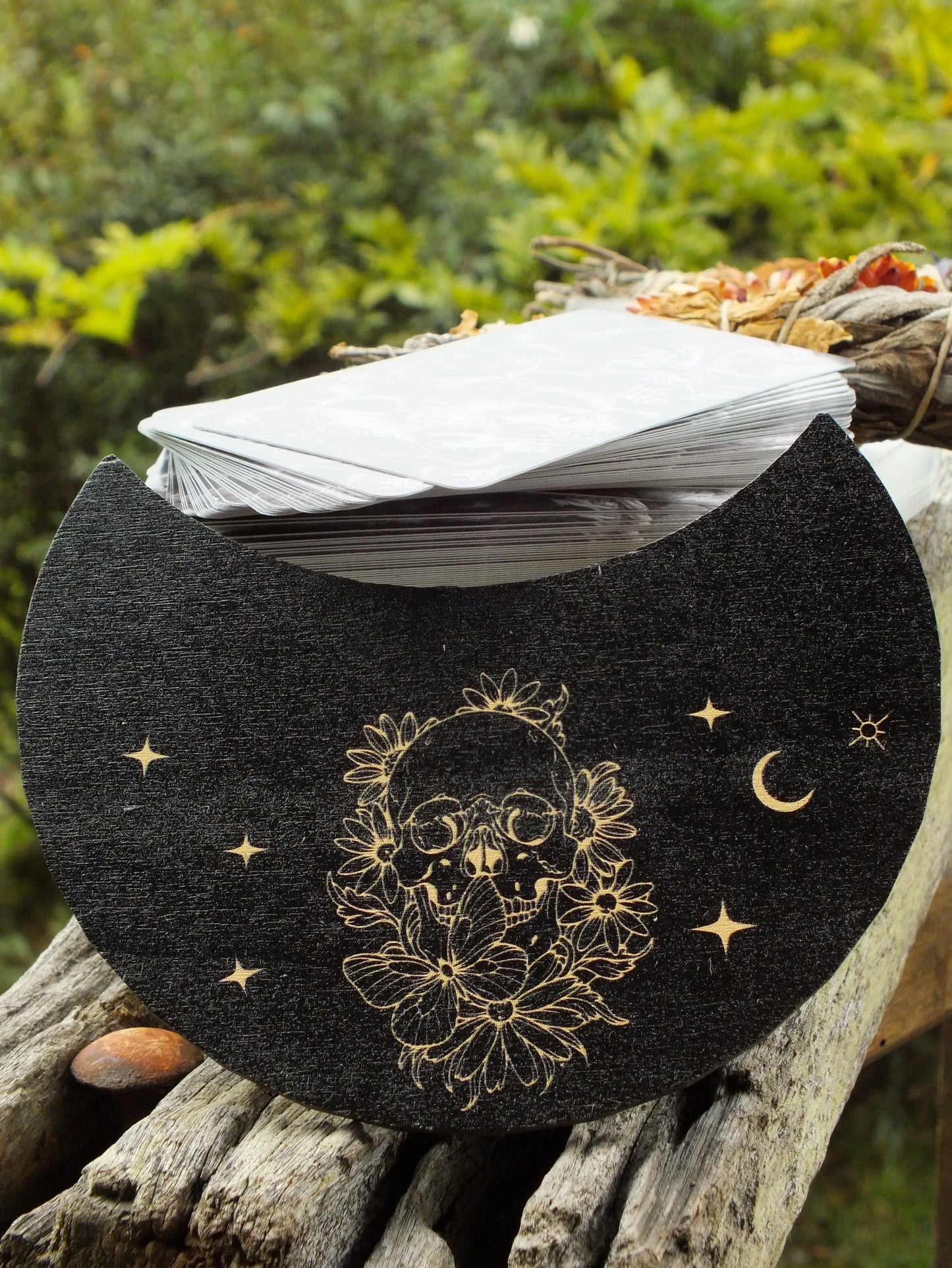 Wooden Tarot/Oracle Holder 2 Piece Set