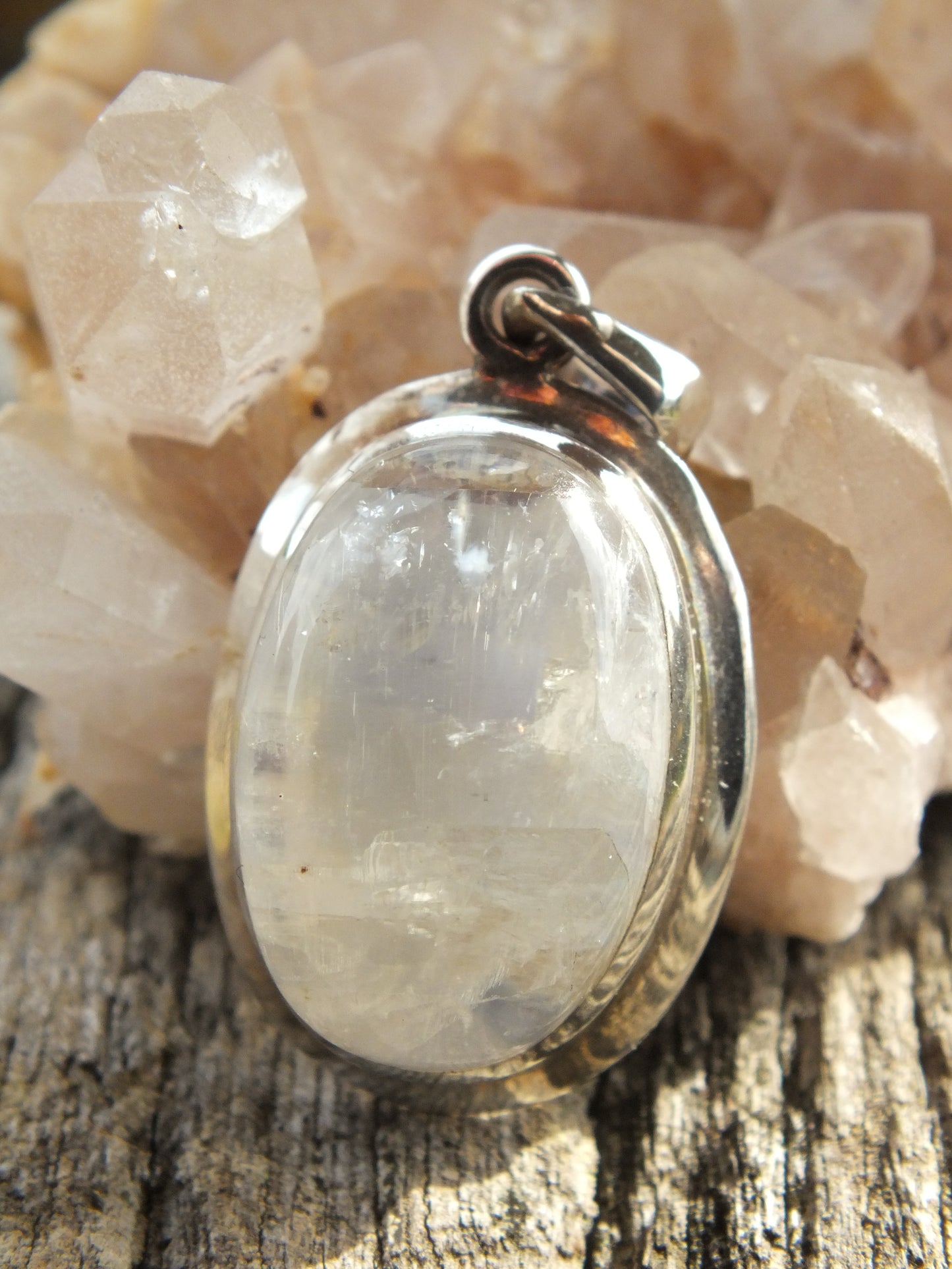 Sterling Silver Moonstone Pendant