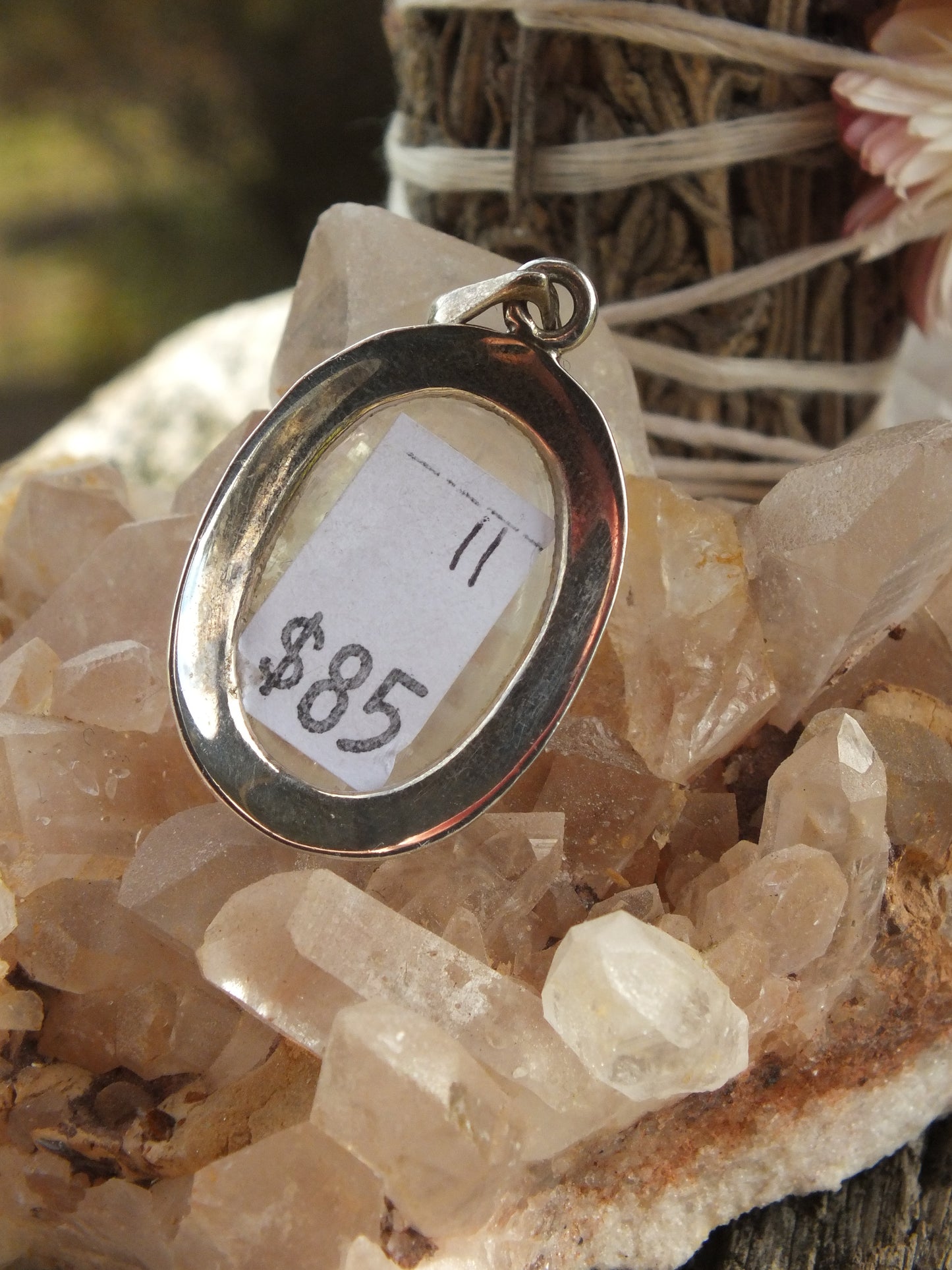 Sterling Silver Moonstone Pendant