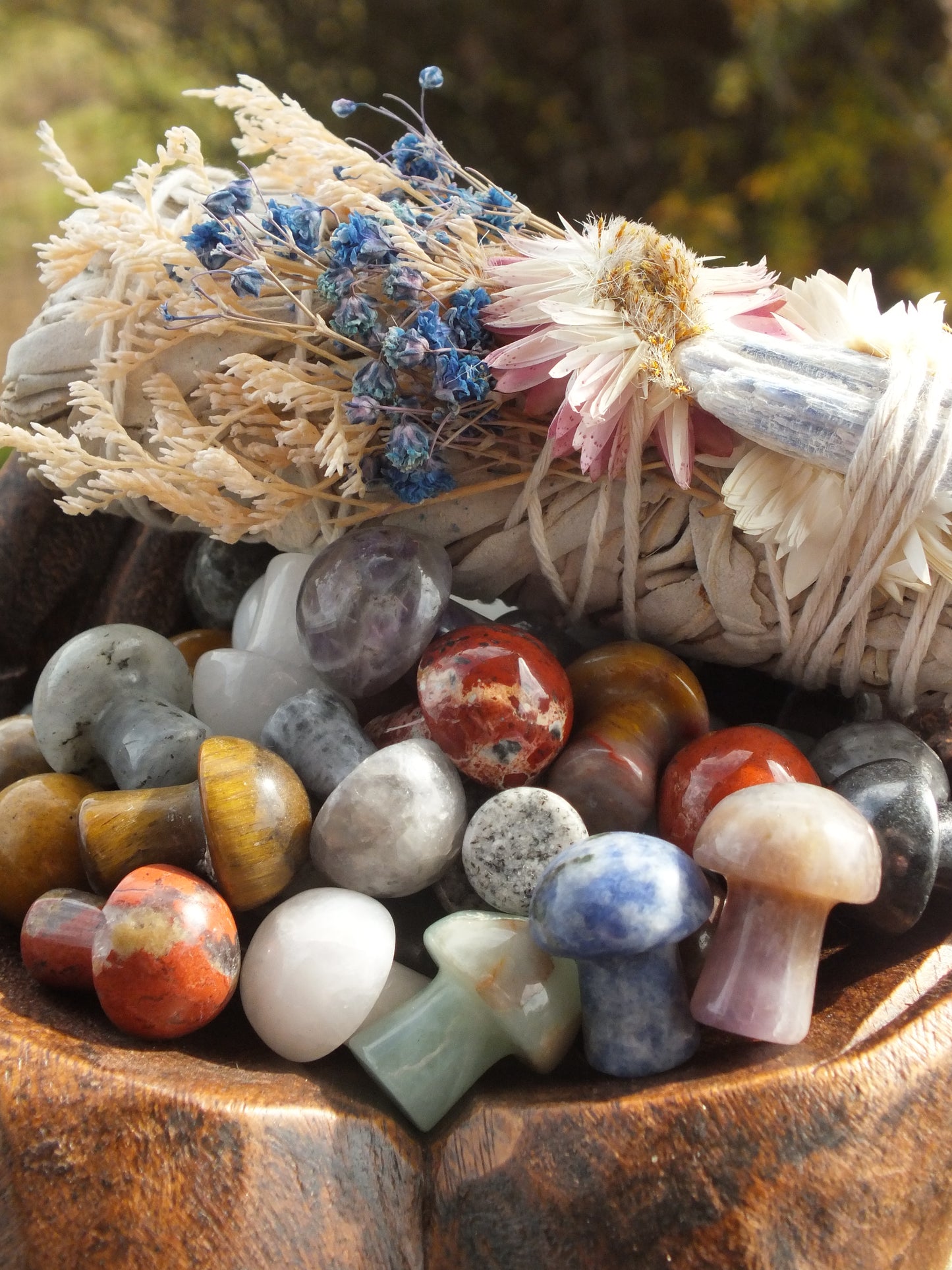 Assorted Crystal Mini Mushrooms