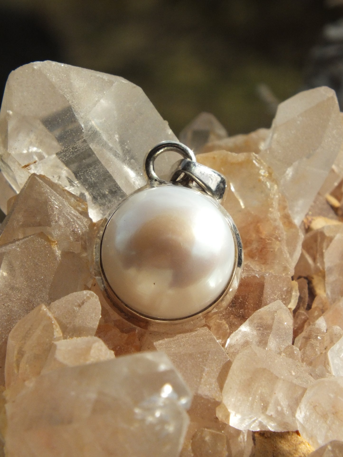 Sterling Silver Pearl Pendant