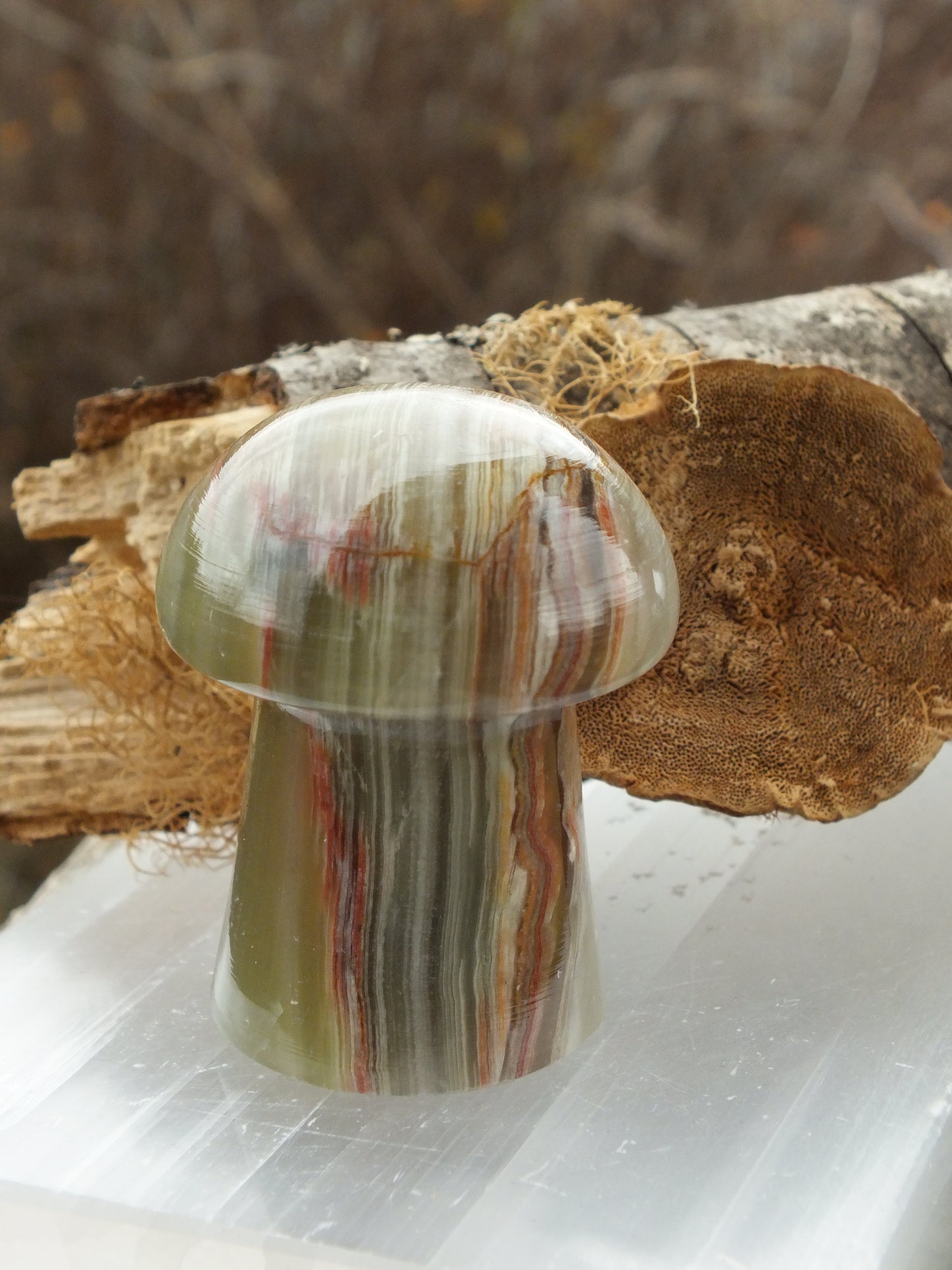 Green Onyx Mushroom