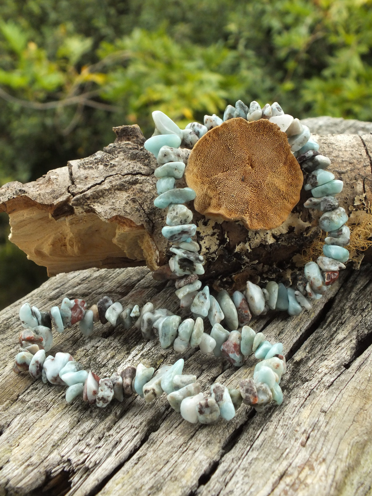 Larimar Chip Bracelet
