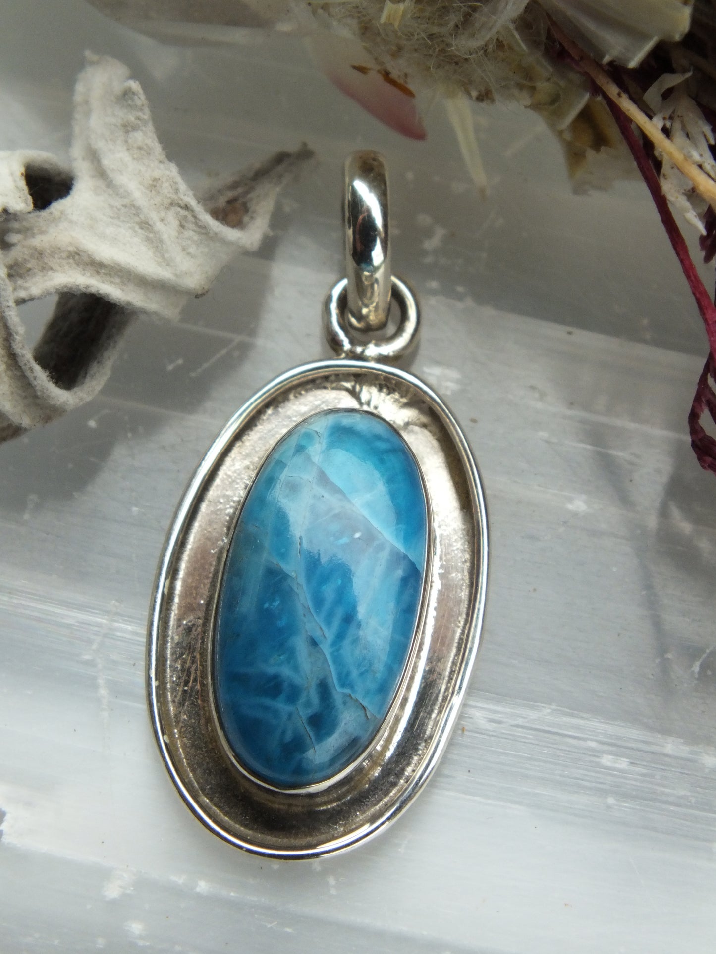 Sterling Silver Apatite Pendant