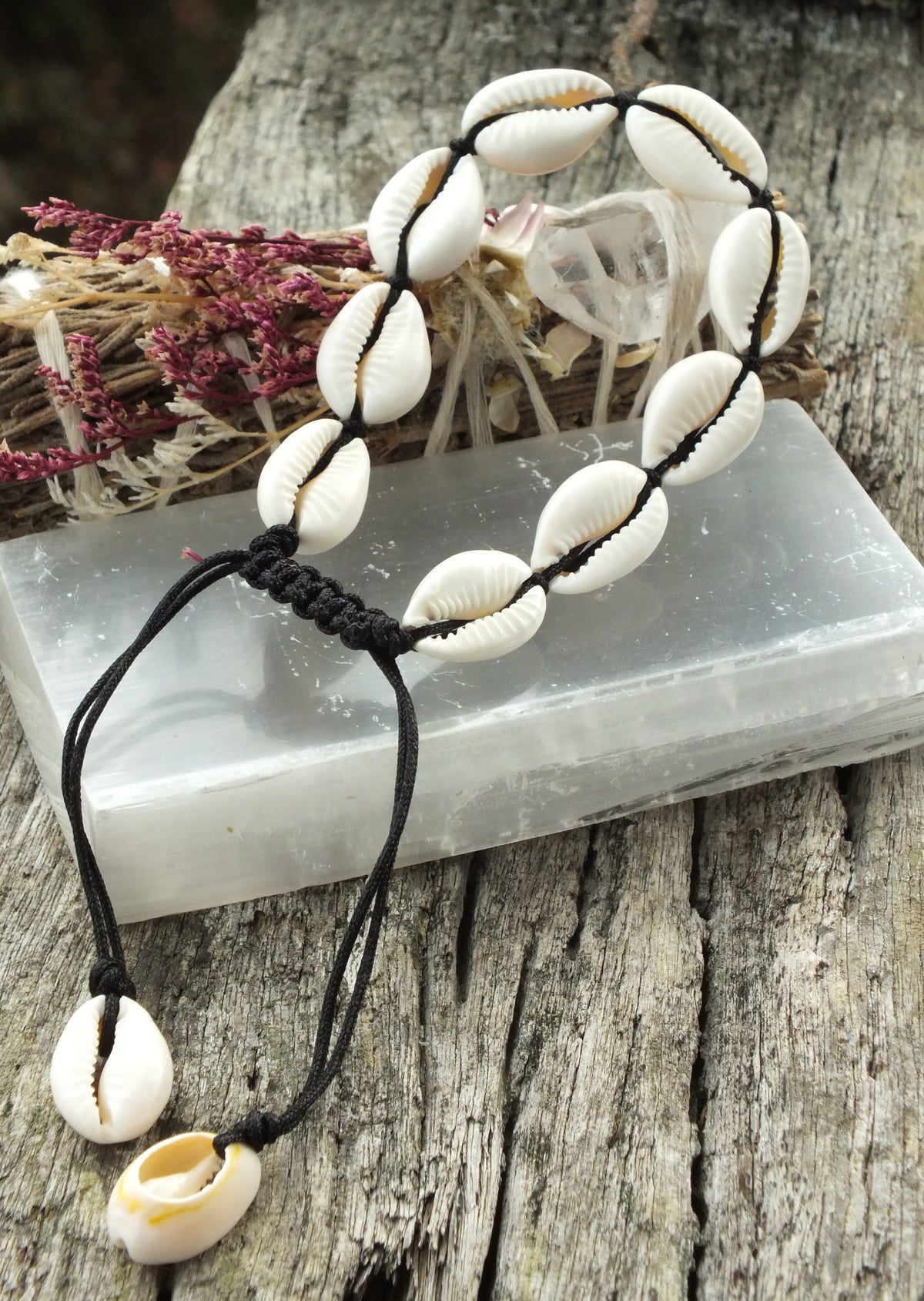 Cowrie Shell Bracelet - Choice Of Three Colours