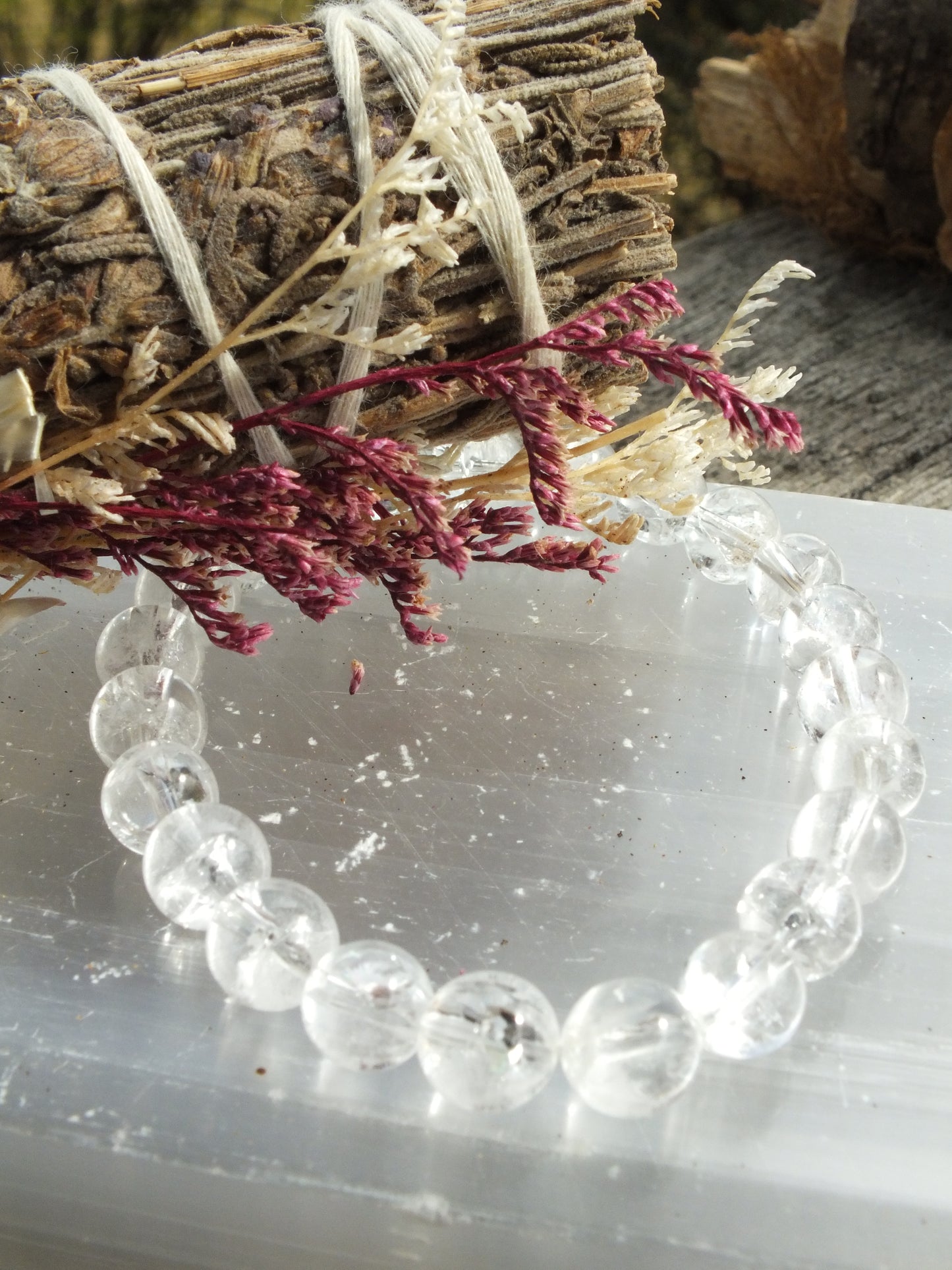 Azeztulite Quartz Bracelet