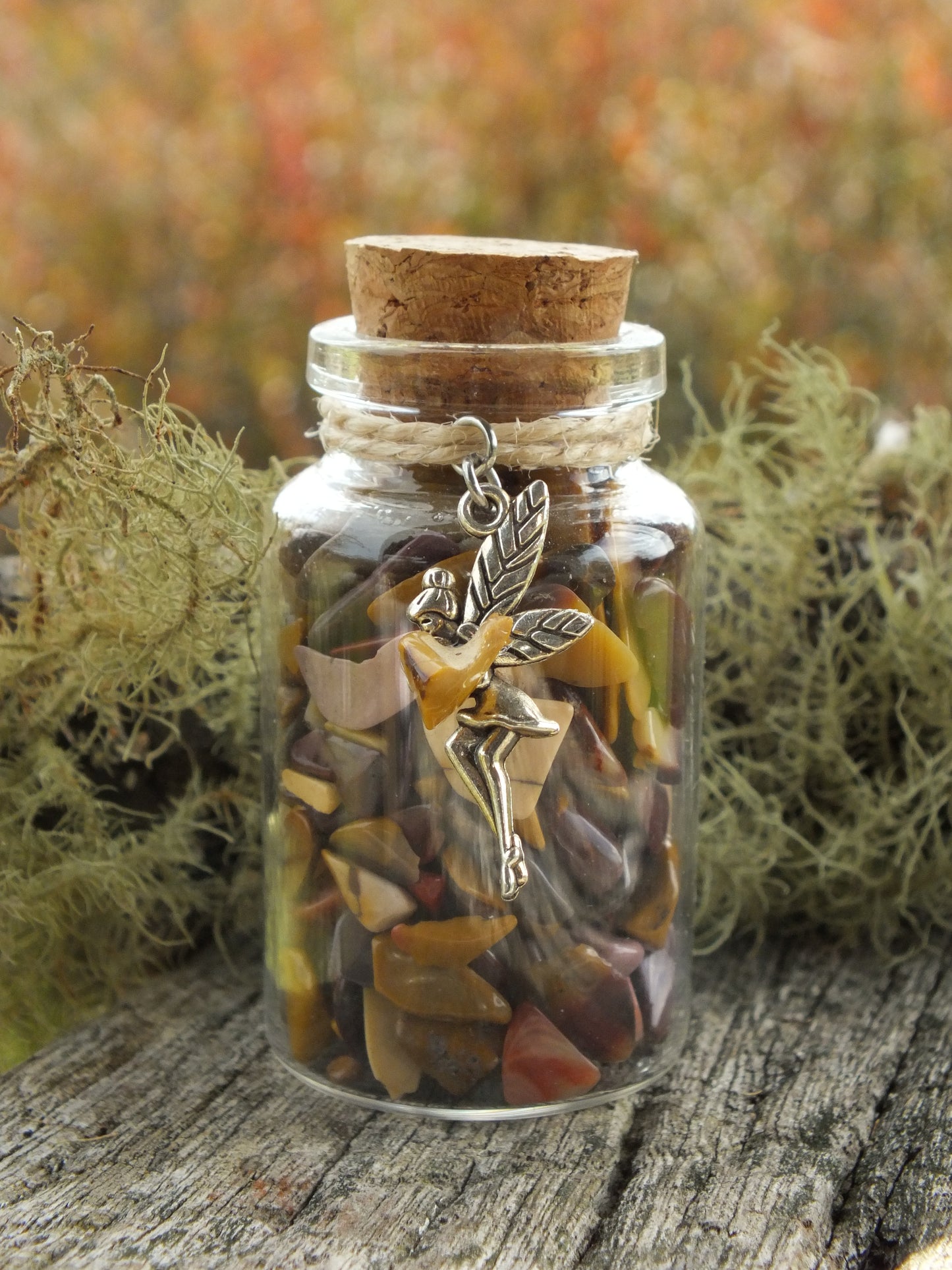 Fairy Wish Bottle - Mookaite (Mother Earth)