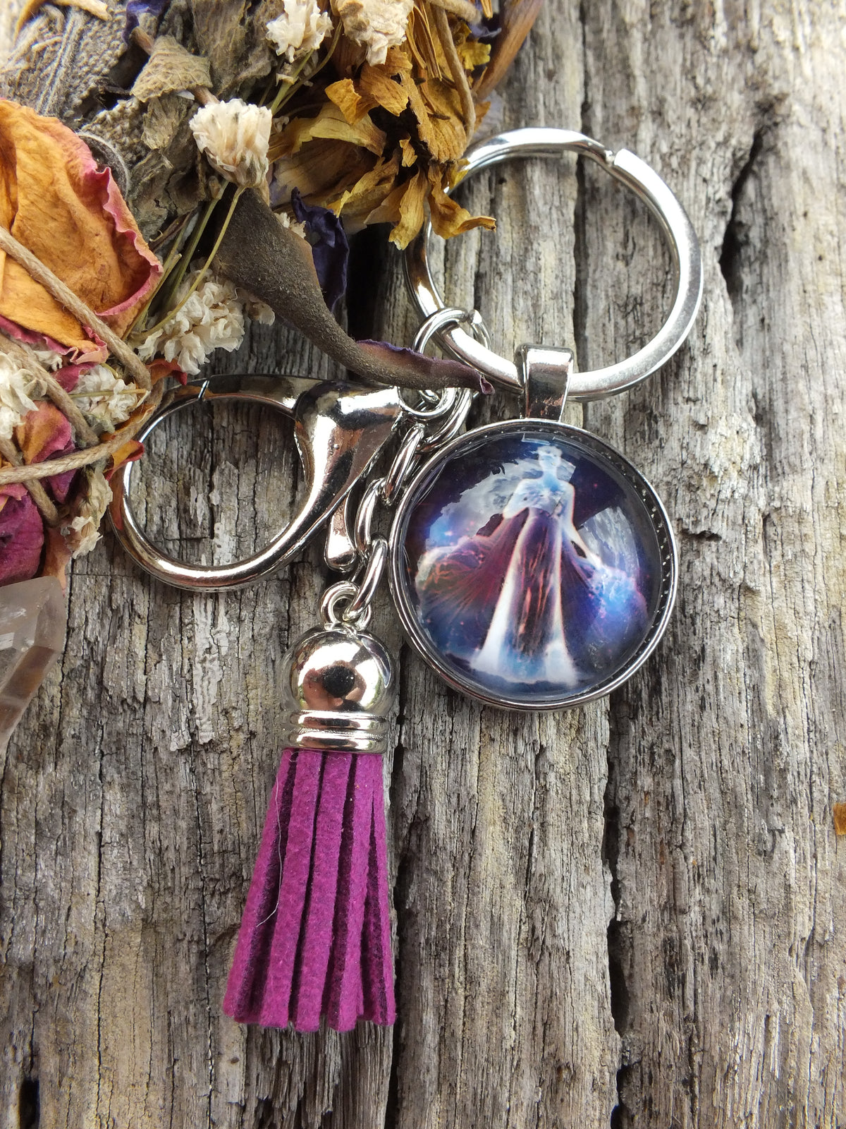 Zodiac Sign Keyring - Virgo