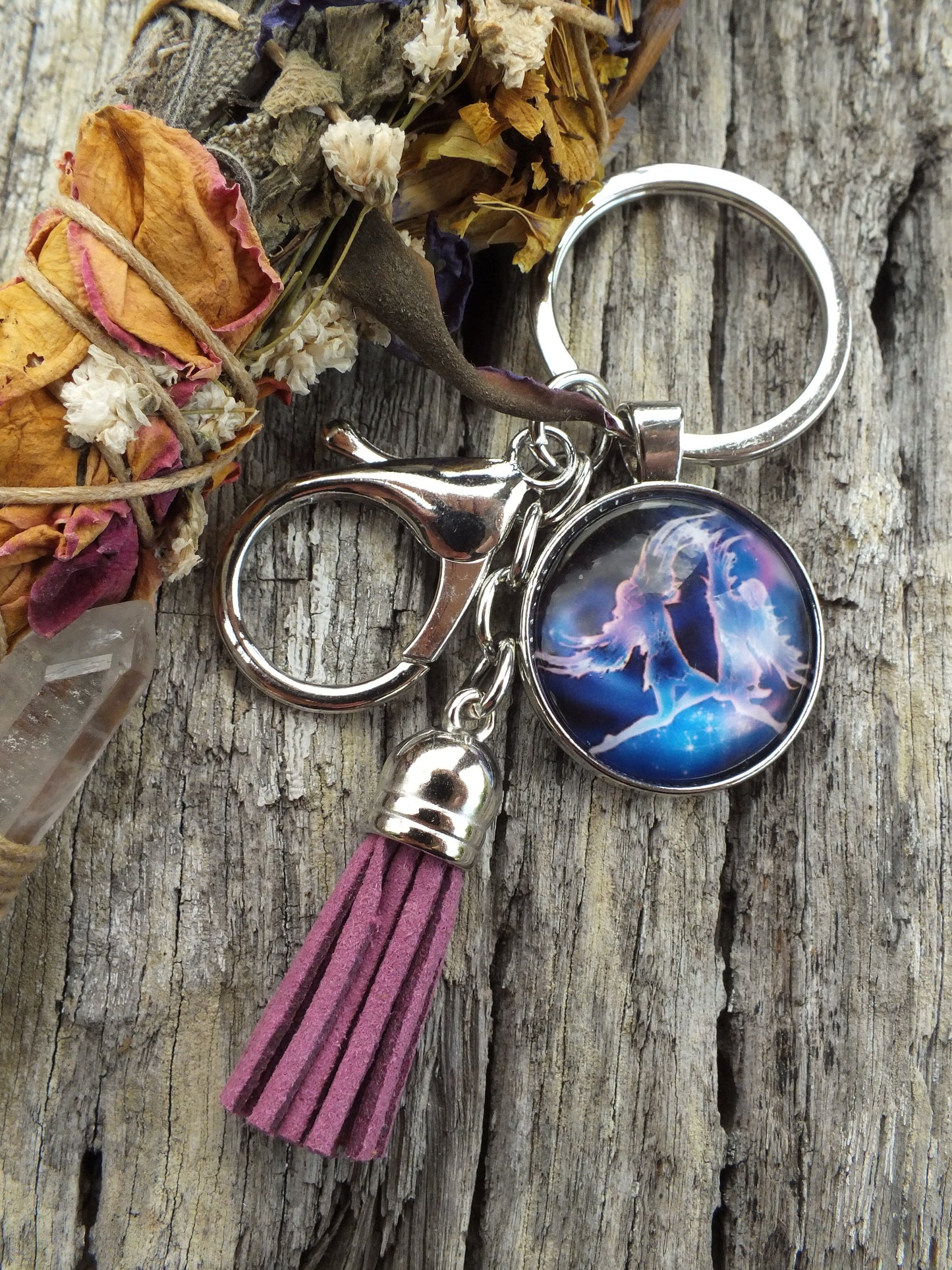 Zodiac Sign Keyring - Gemini