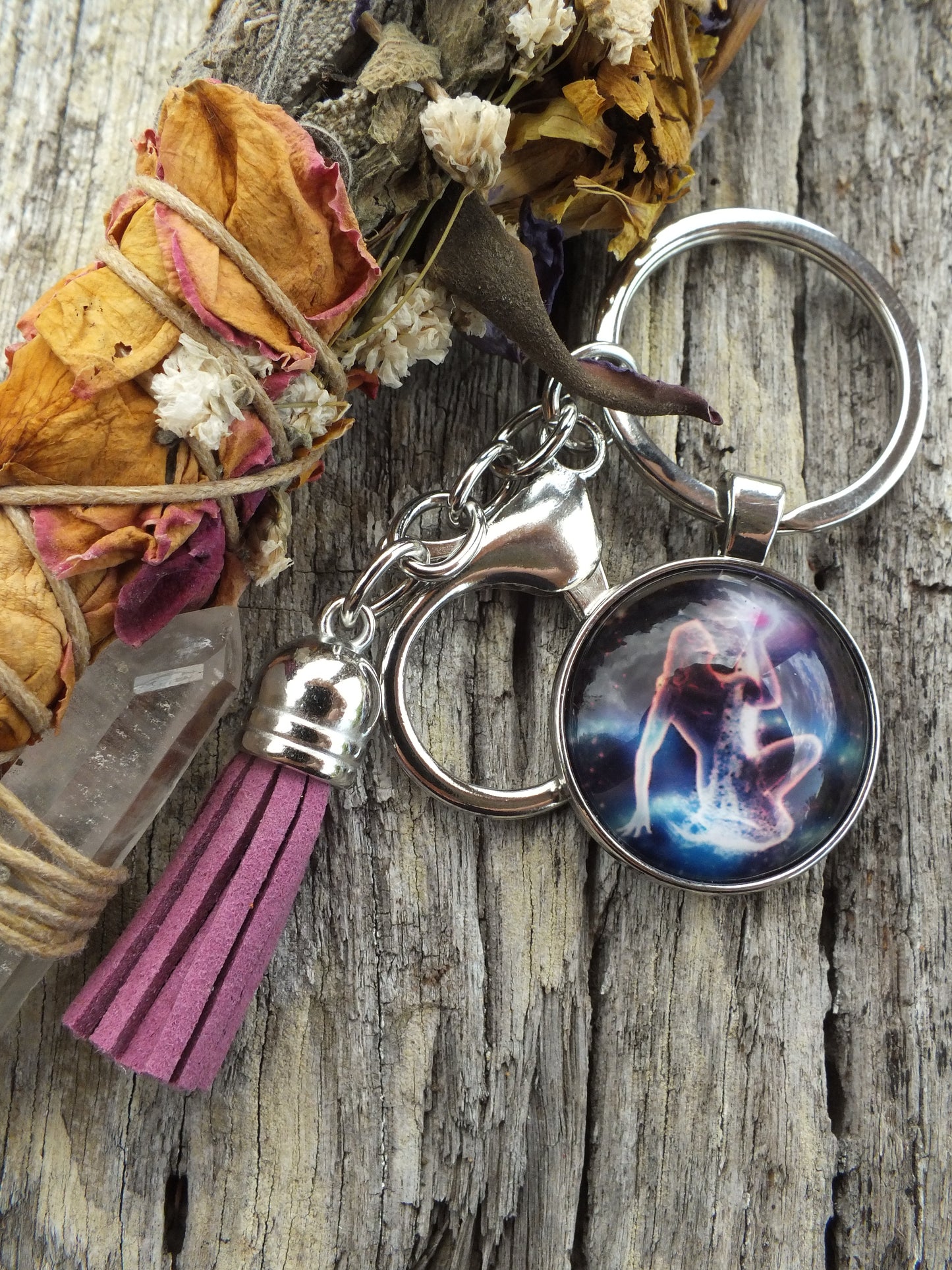 Zodiac Sign Keyring - Aquarius