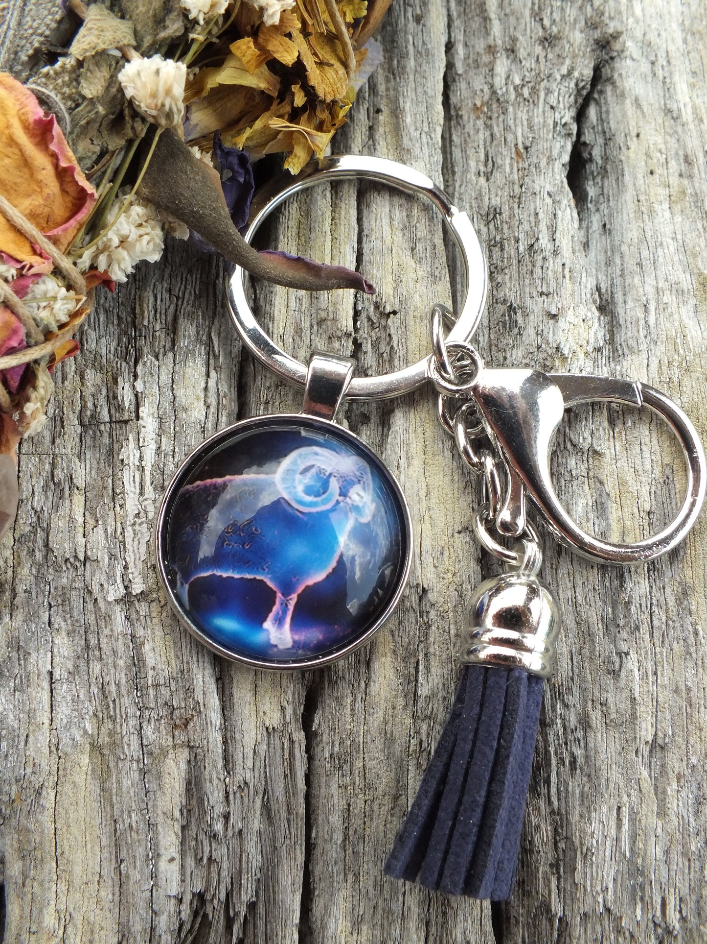 Zodiac Sign Keyring - Aires