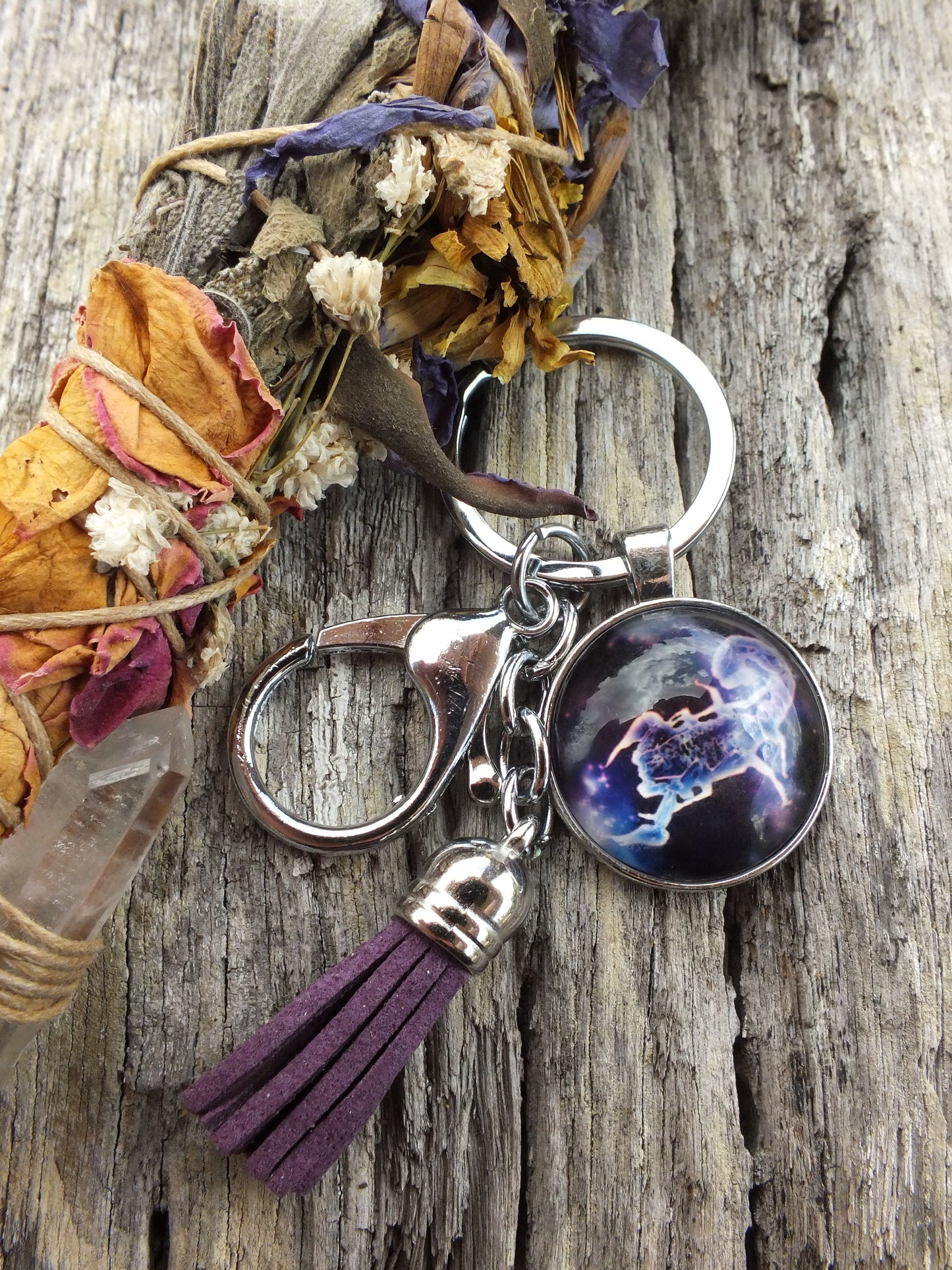 Zodiac Sign Keyring - Scorpio