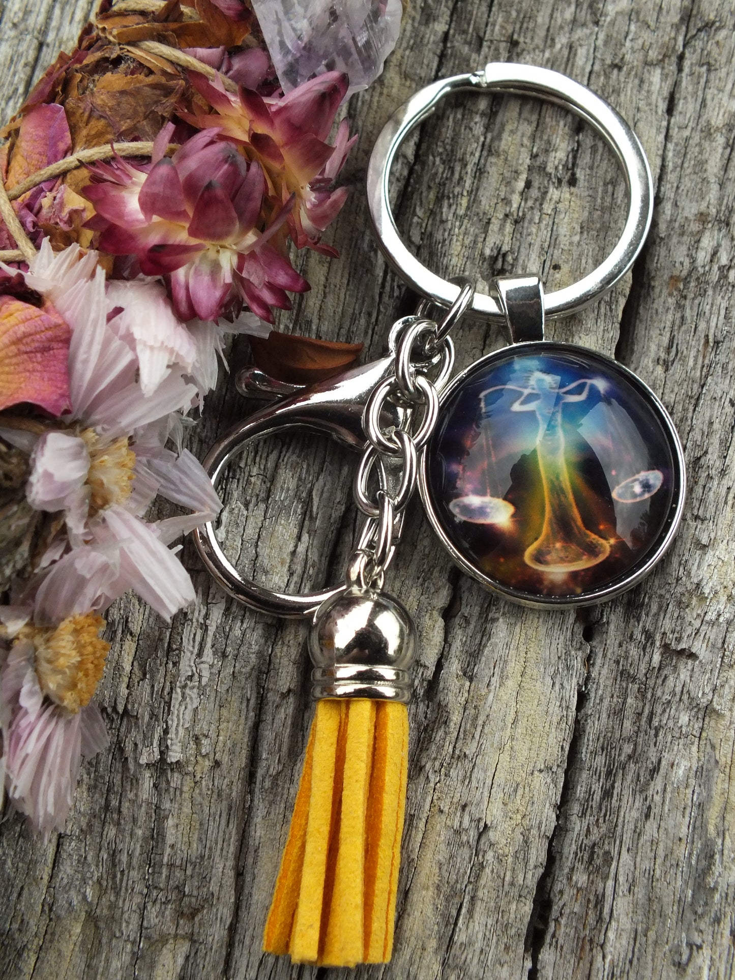 Zodiac Sign Keyring - Libra