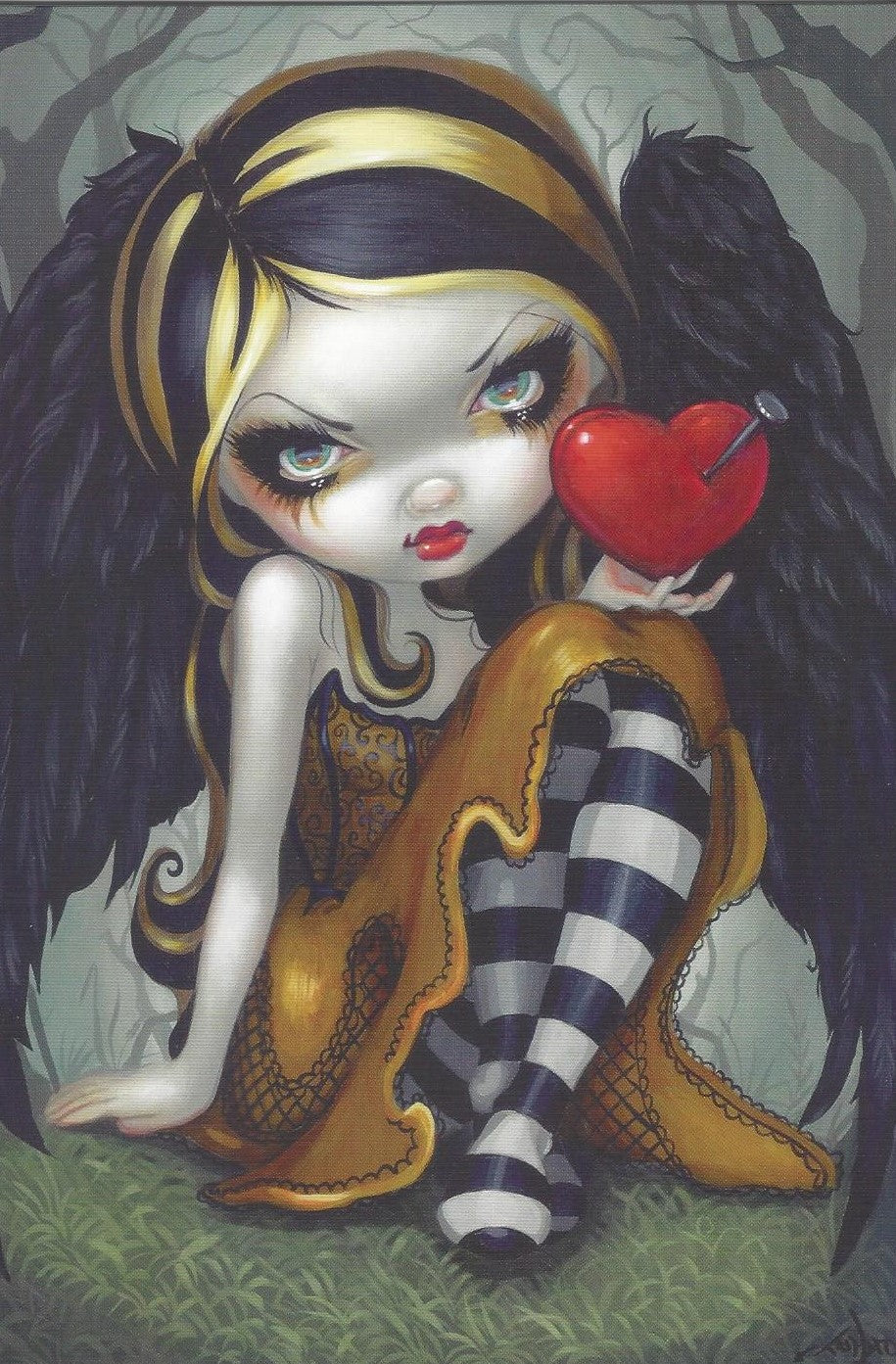 Heart Of Nails Greeting Cards