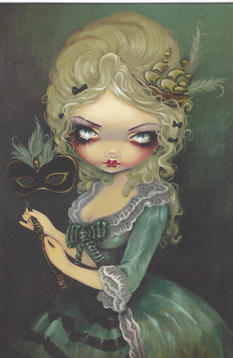 Marie Masquerade Greeting Card