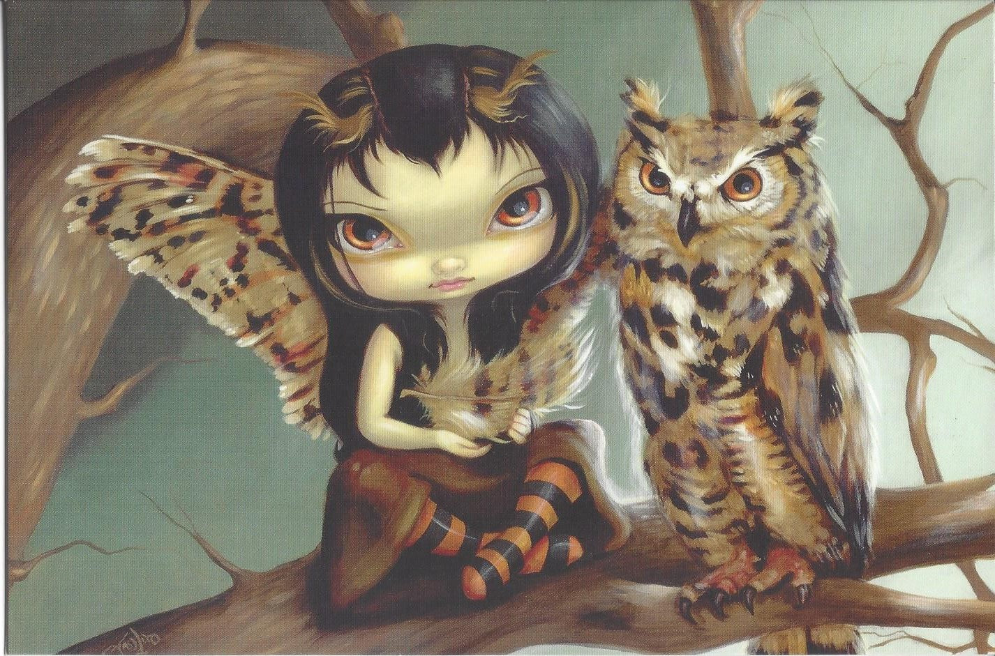 Owlyn Greeting Card