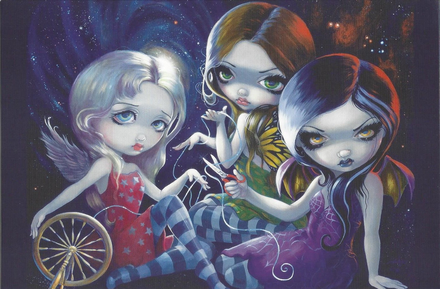 The Three Fates Greeting Card