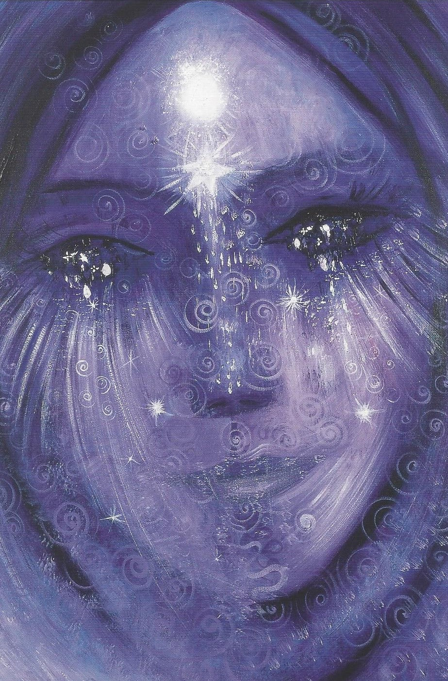 Kuan Yin Face Greeting Card