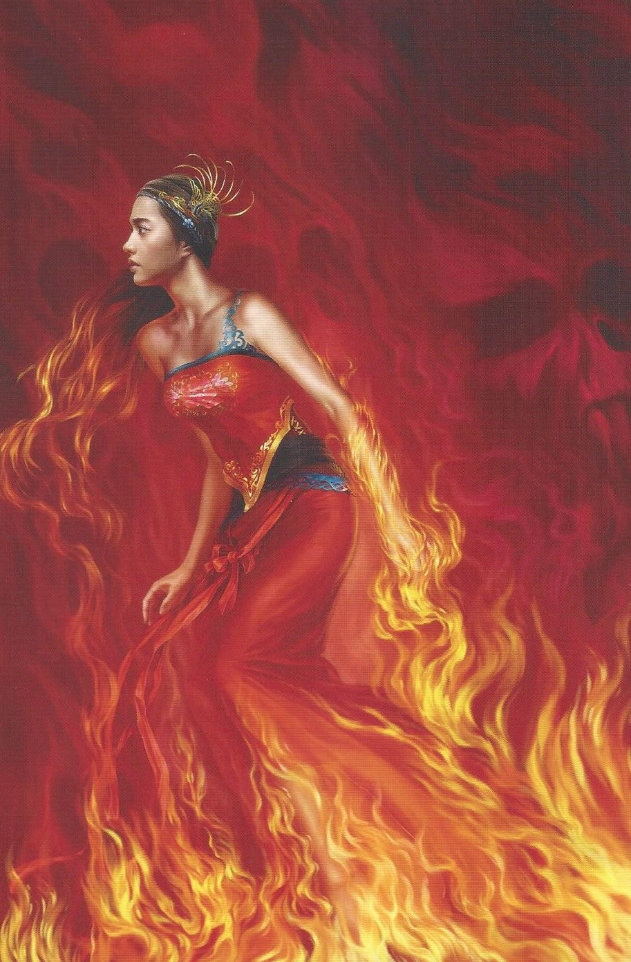 Flame Of Inspiration Greeting Card