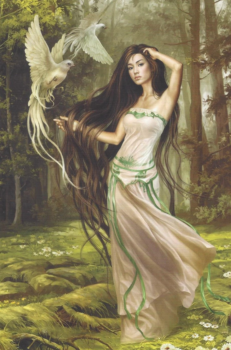 Goddess Of Oneness Greeting Card