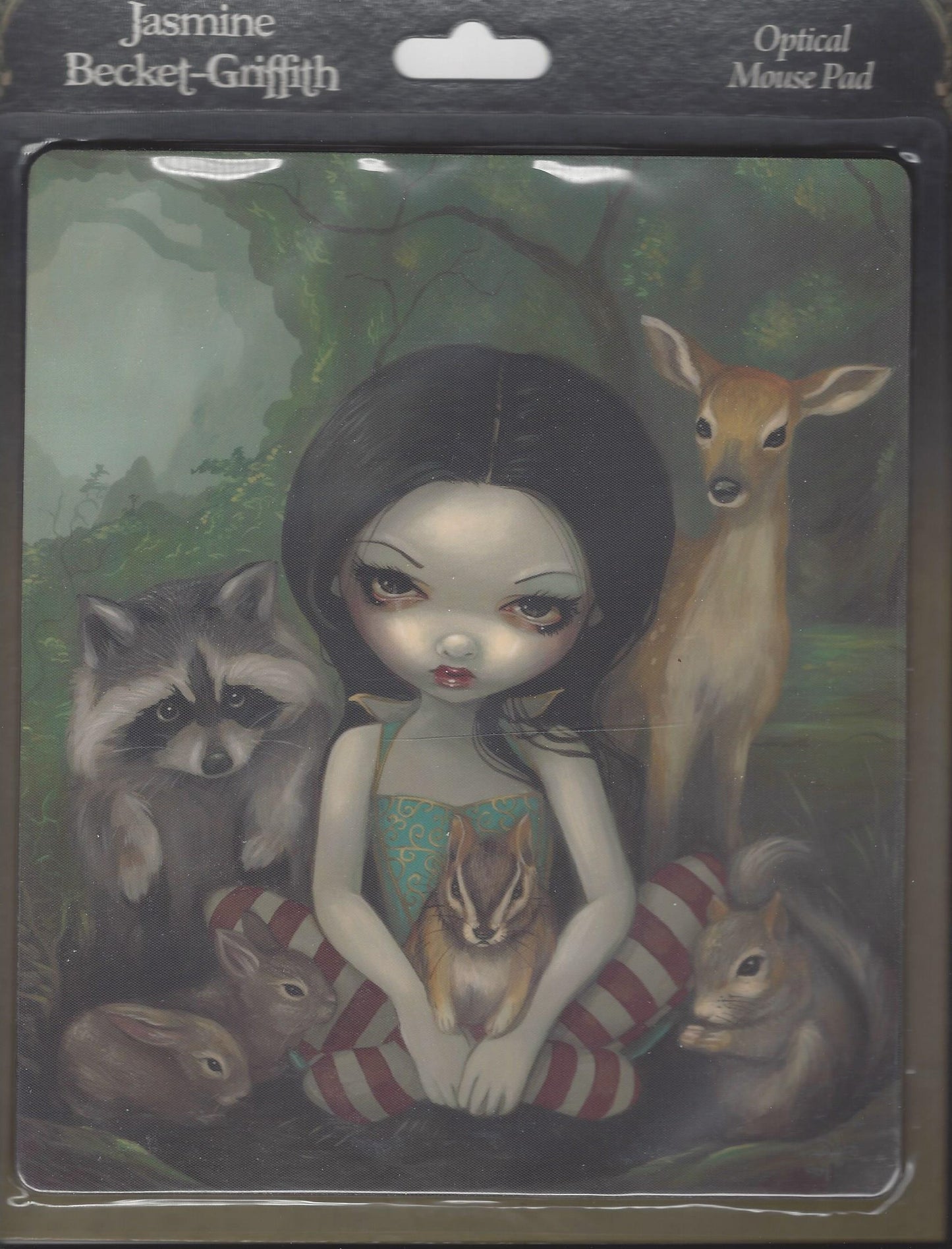 Snow White & Her Animal Friends Optical Mouse Pad