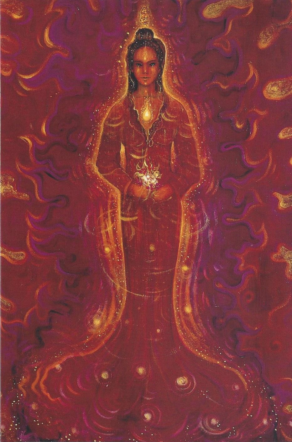 Flame Of Compassion Greeting Card