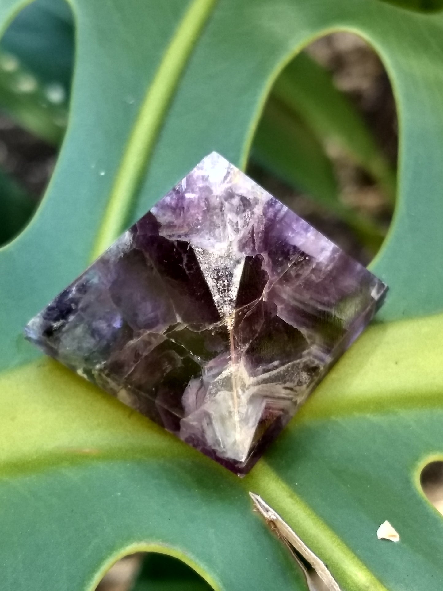 High Quality Fluorite Pyramid