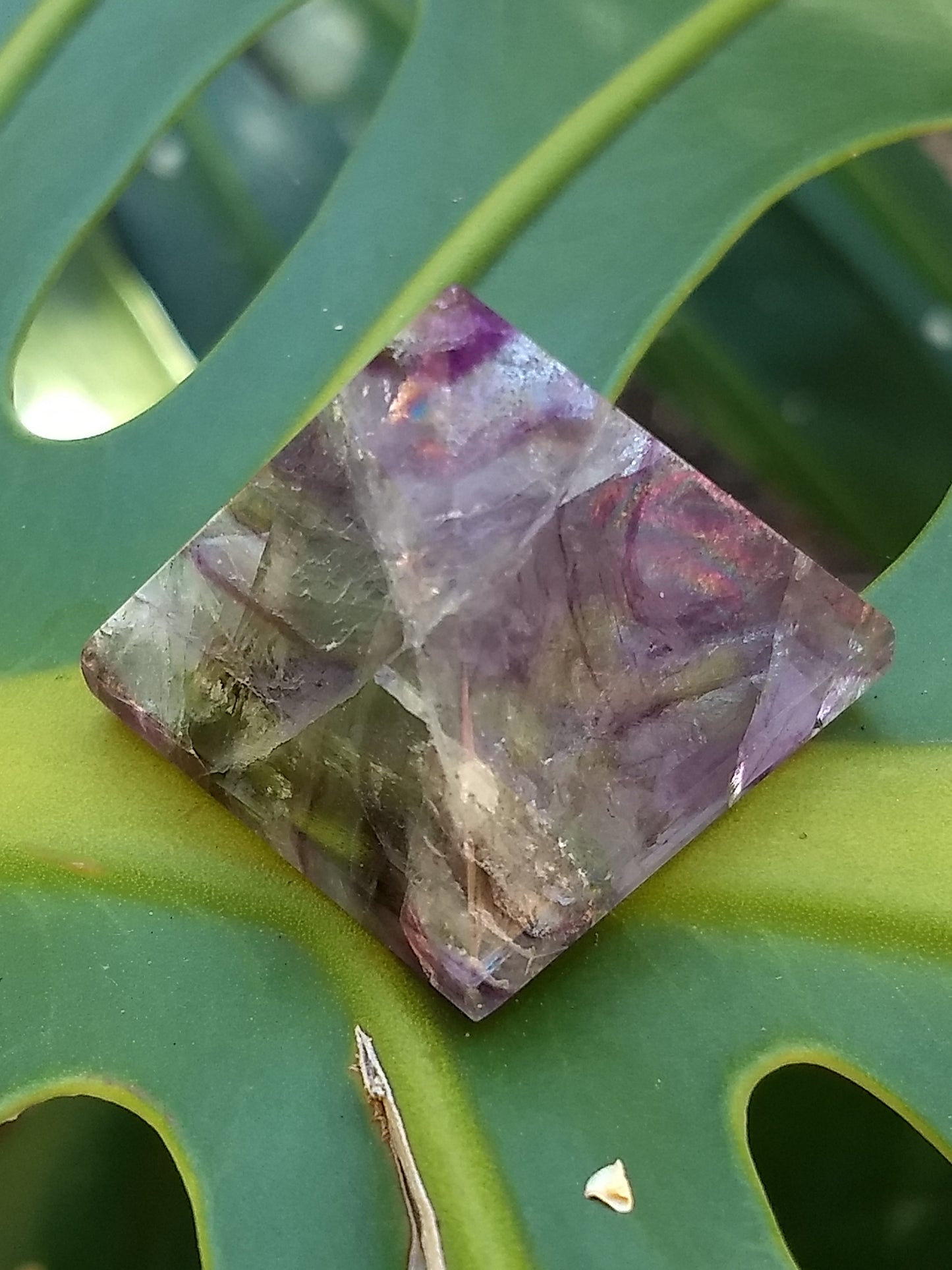 High Quality Fluorite Pyramid