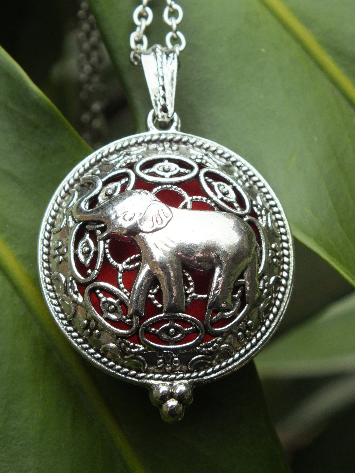 Red Elephant Diffuser Locket