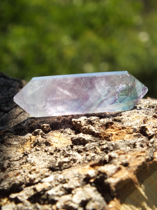High Quality Double Terminated Fluorite Point