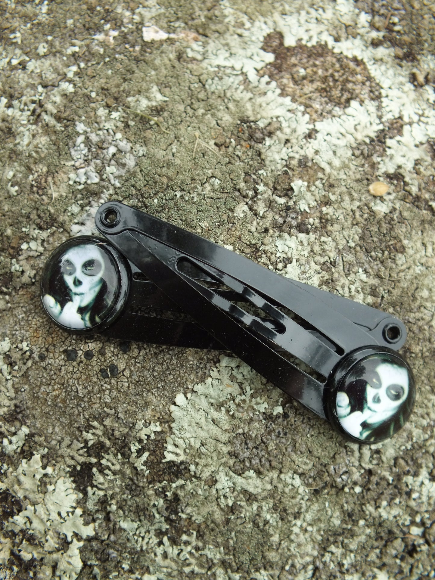 Day Of The Dead Snap Hair Clips