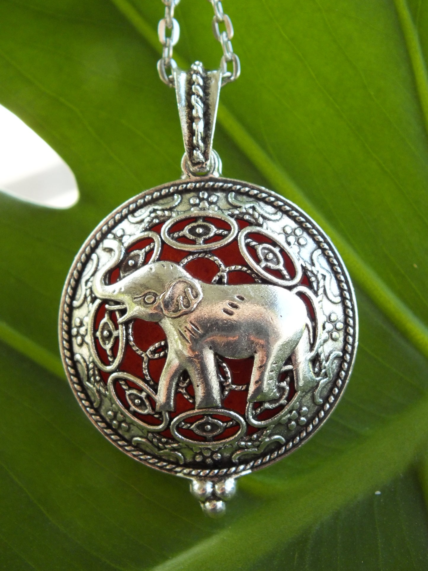 Red Elephant Diffuser Locket