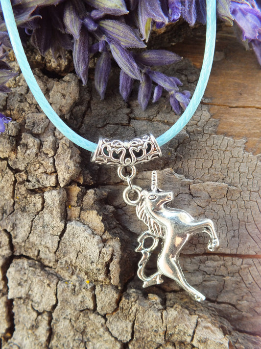 Silver Unicorn Necklace
