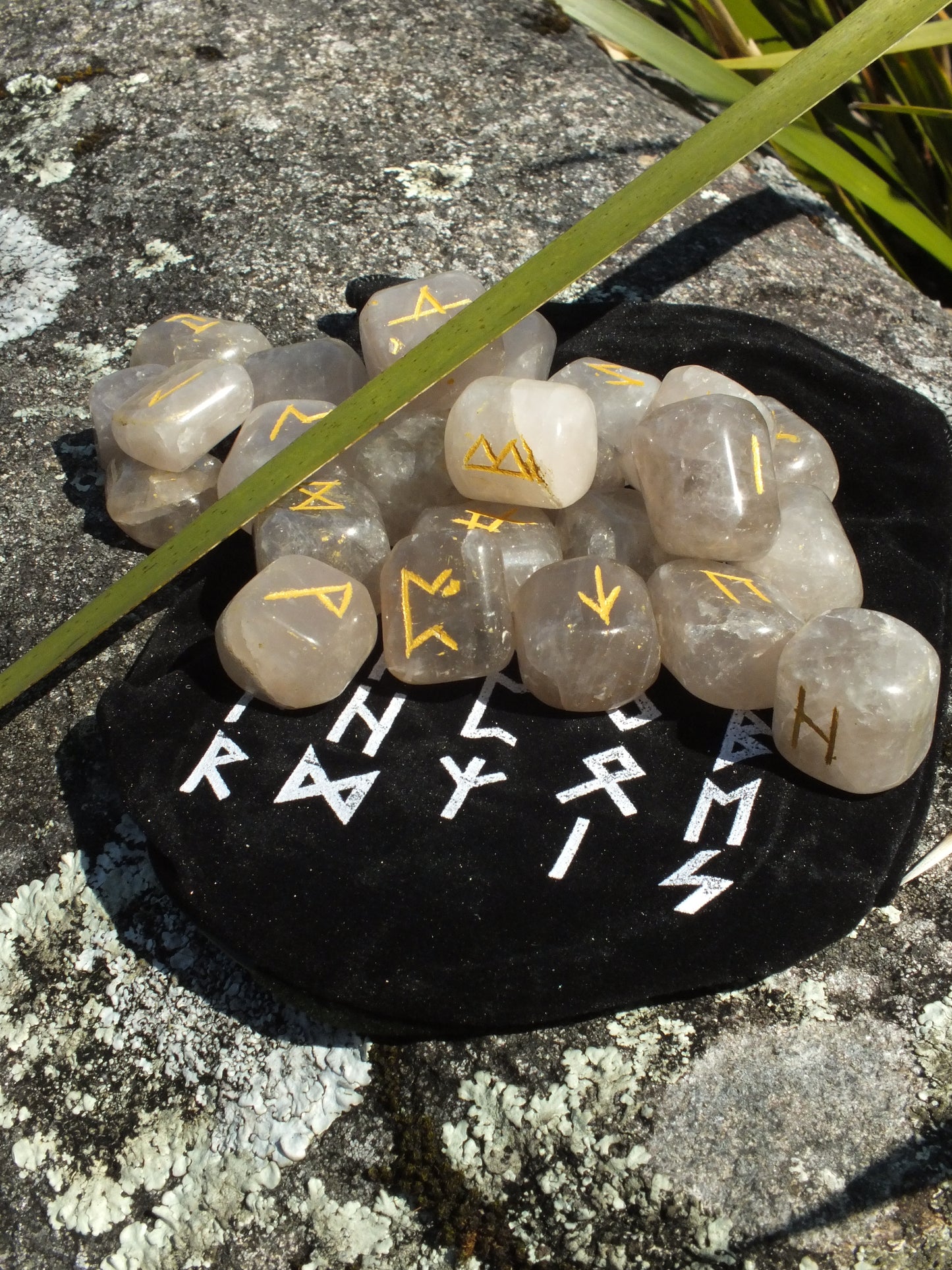 Smoky Quartz Rune Stones
